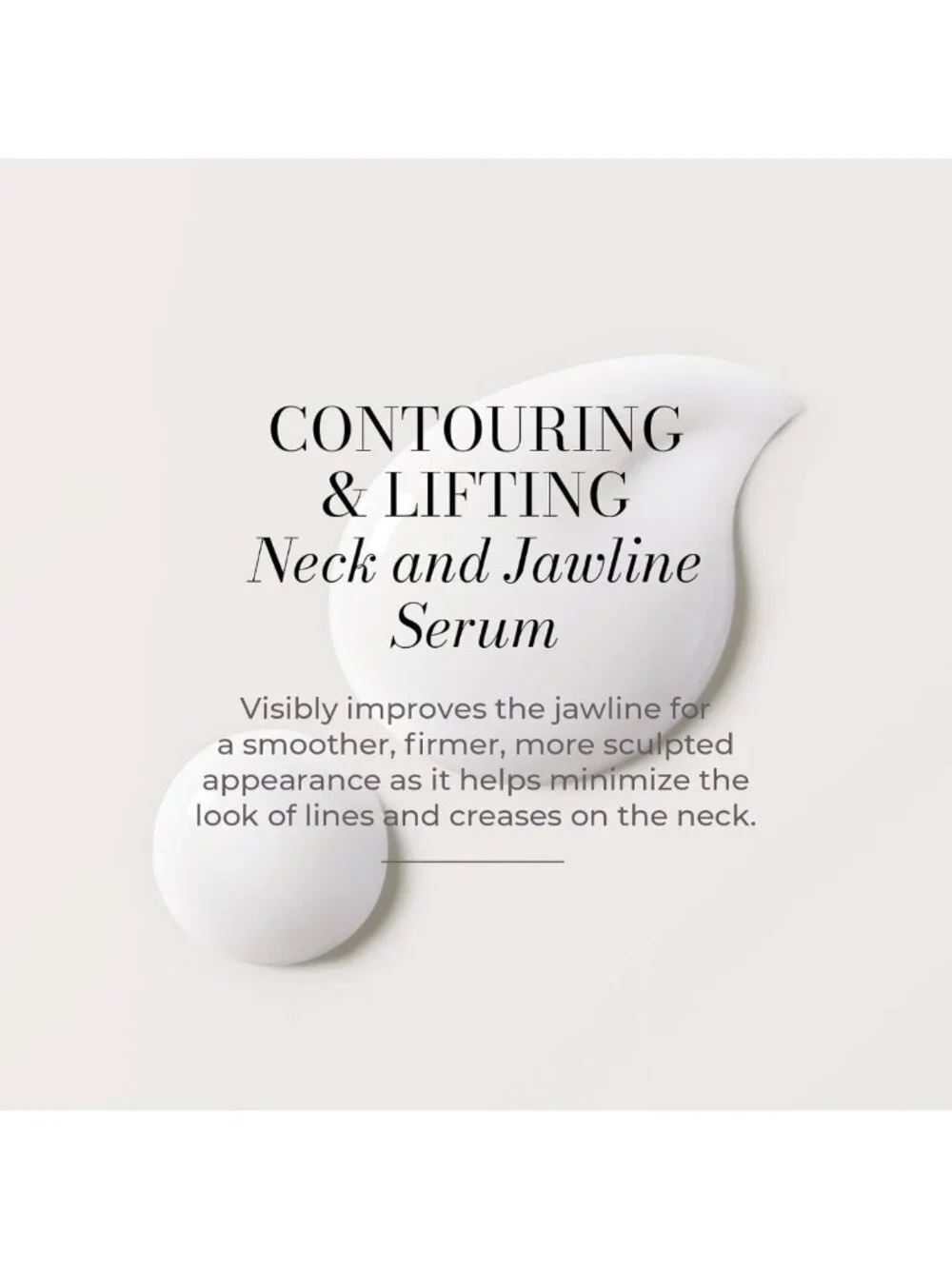 Contouring & Lifting Neck & Jawline Serum - Firming Anti-Aging Treatment, 1.7
